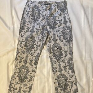 Harold's Monochrome Baroque Print Pants